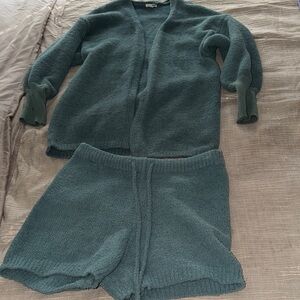 Fashion Nova Cozy Green Knit Set